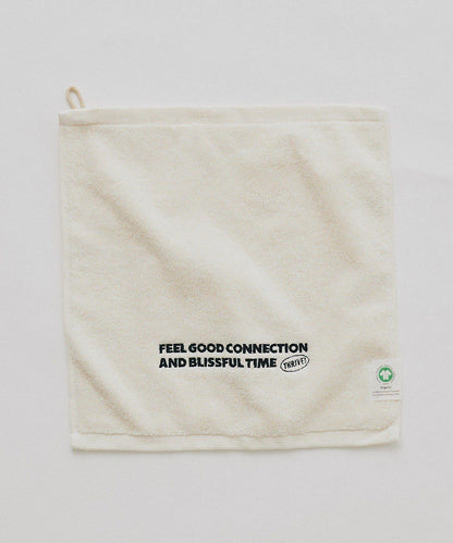 有機棉標誌刺繡手巾