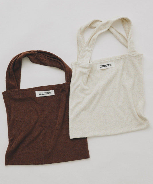 【F&B】毛圈布大號托特包