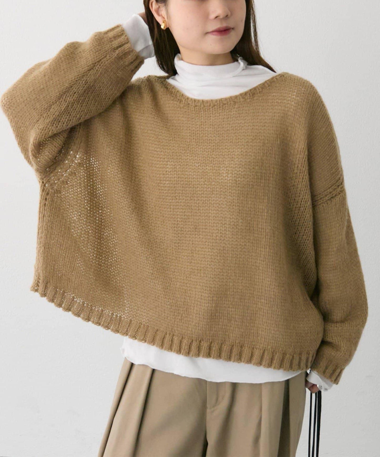 3G水滴天竺針織套頭衫