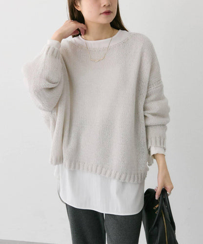 3G水滴天竺針織套頭衫