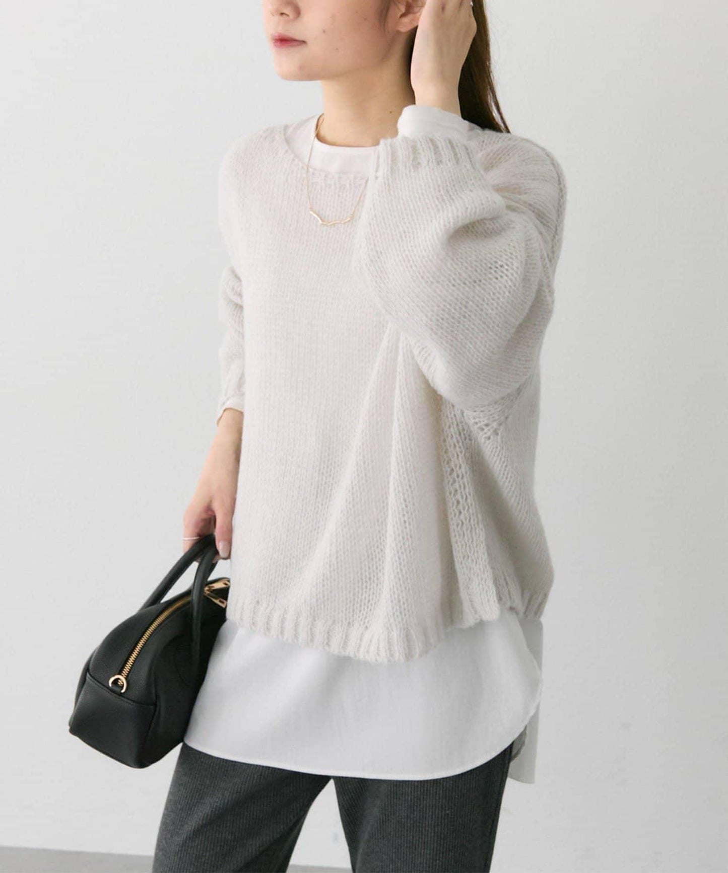 3G水滴天竺針織套頭衫