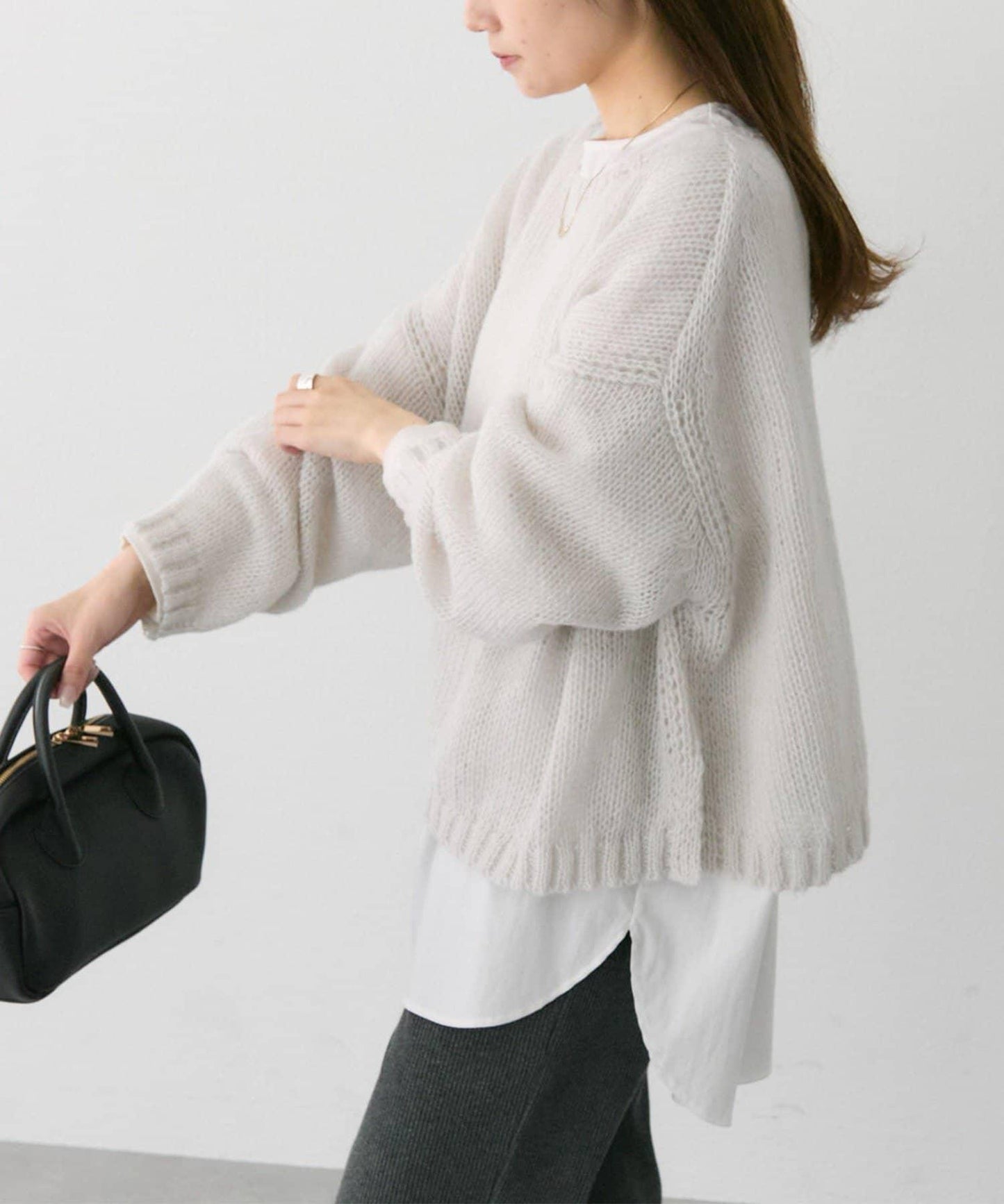 3G水滴天竺針織套頭衫