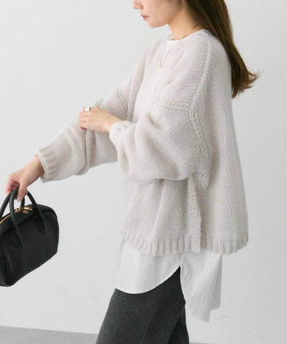 3G水滴天竺針織套頭衫