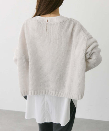 3G水滴天竺針織套頭衫