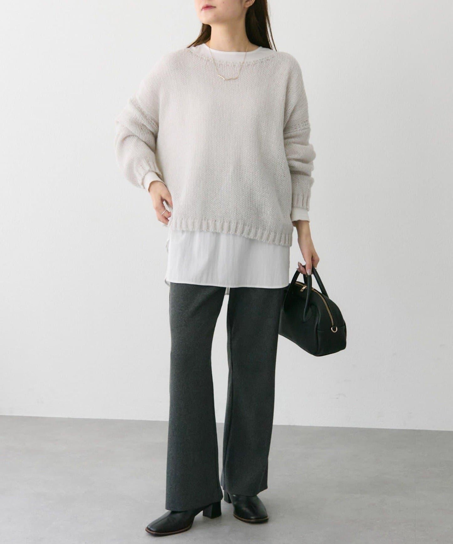 3G水滴天竺針織套頭衫