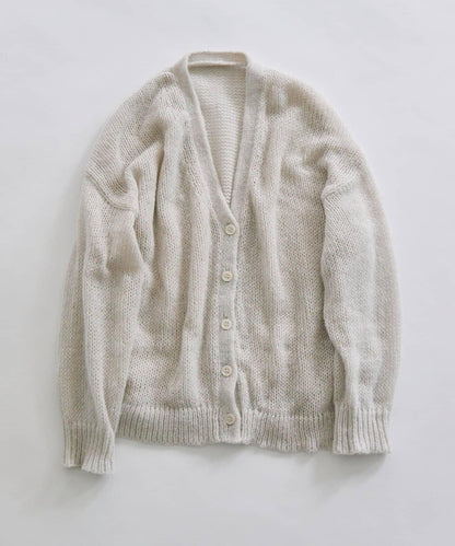 3G落肩天竺針織V領開衫