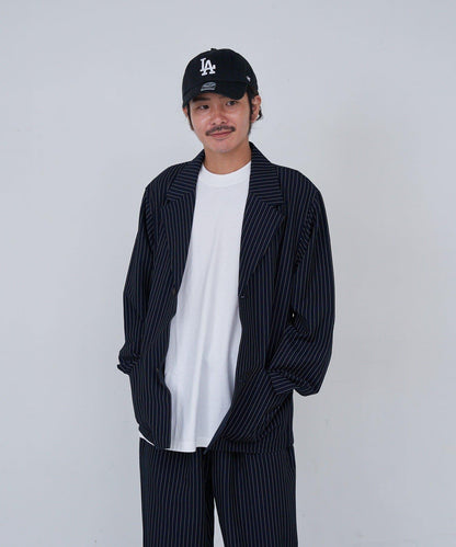 【Kastane】BM條紋單排扣西裝外套