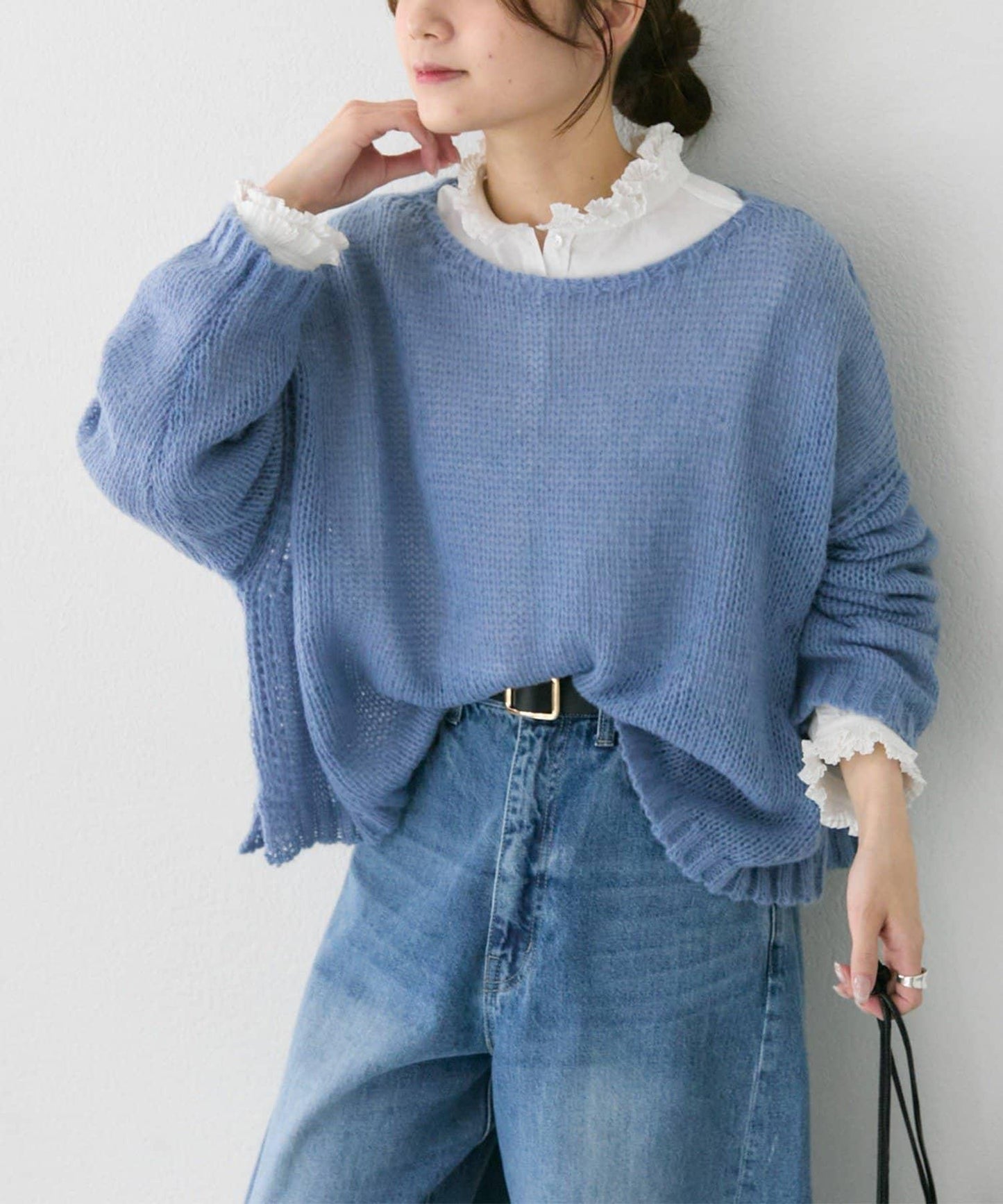 3G水滴天竺針織套頭衫