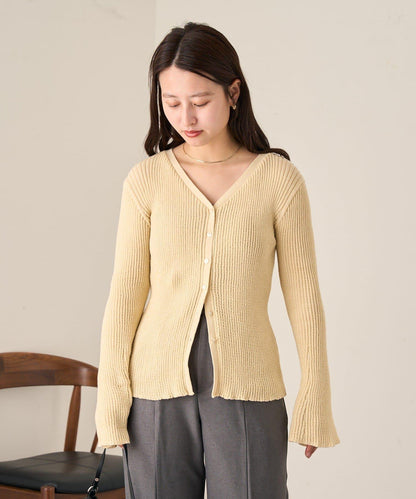 【/部分門店限定】B 透視羅紋開衫