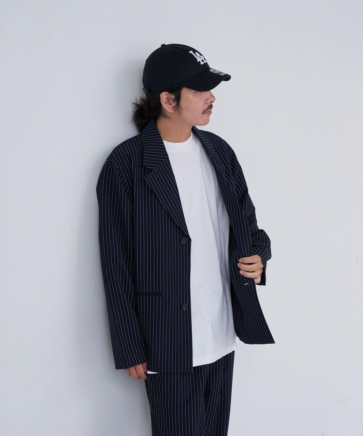 【Kastane】BM條紋單排扣西裝外套