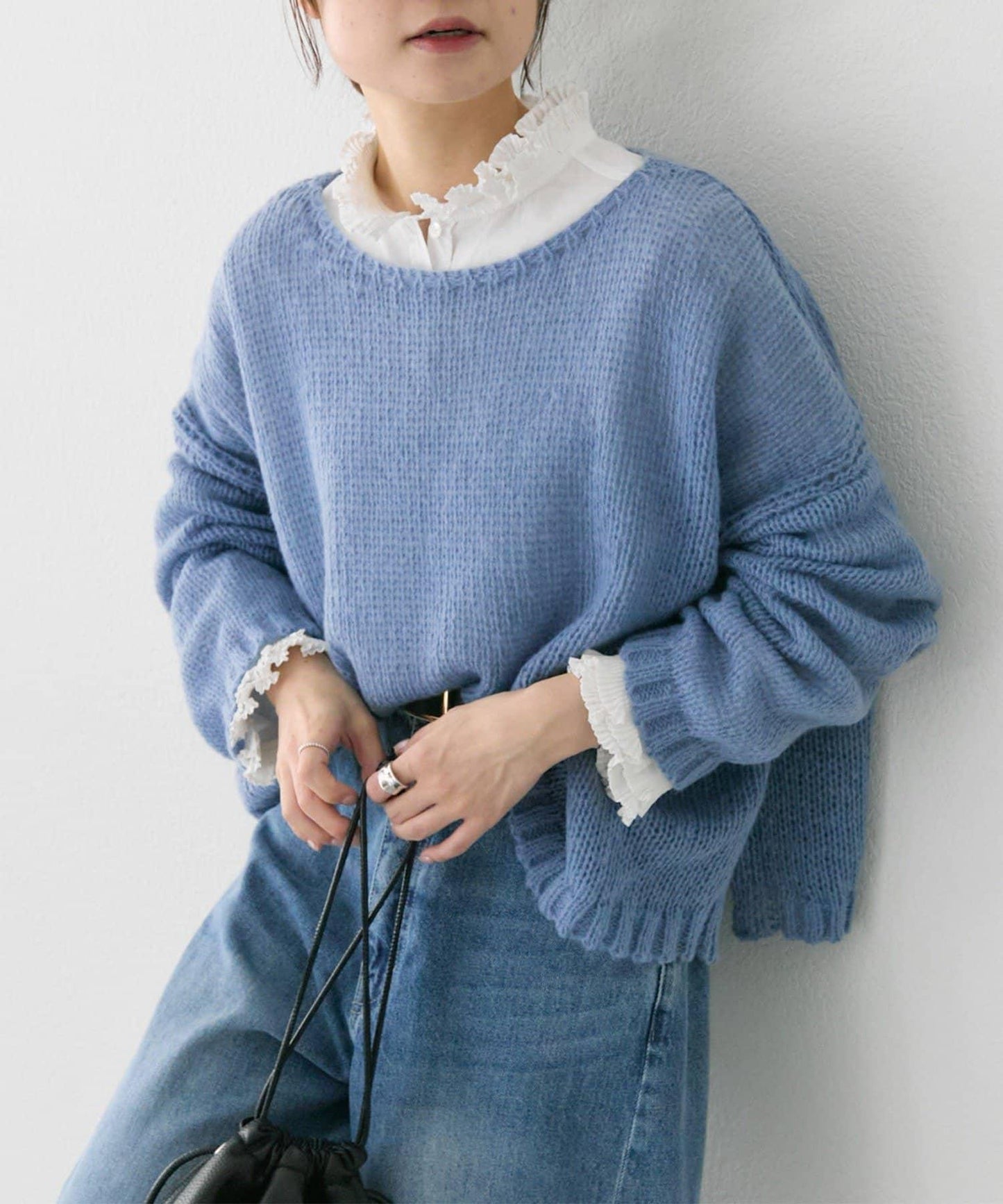 3G水滴天竺針織套頭衫