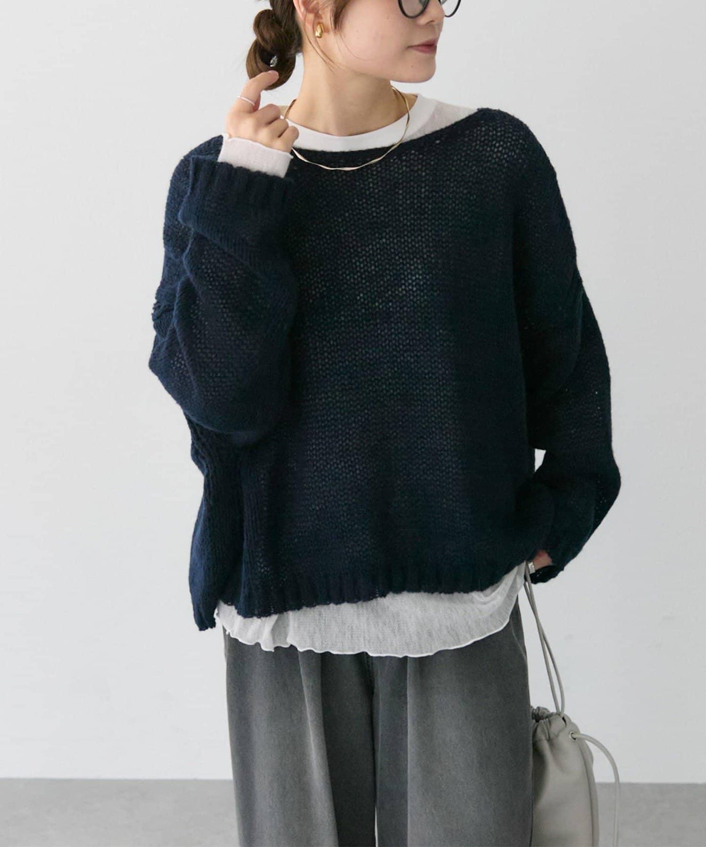 3G水滴天竺針織套頭衫