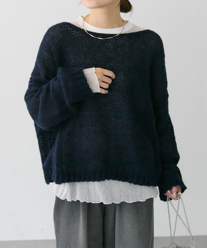 3G水滴天竺針織套頭衫