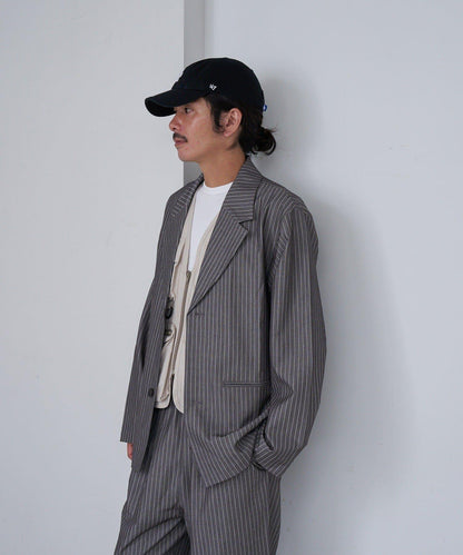 【套裝可搭配】BM條紋單排扣西裝外套