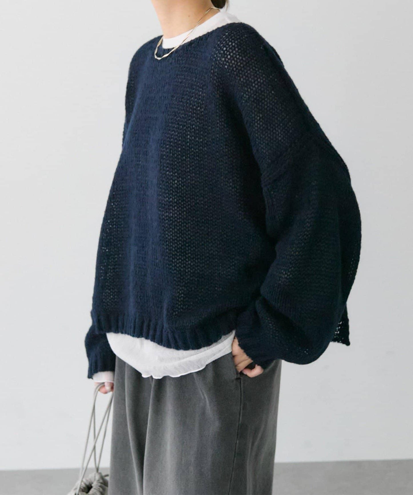 3G水滴天竺針織套頭衫