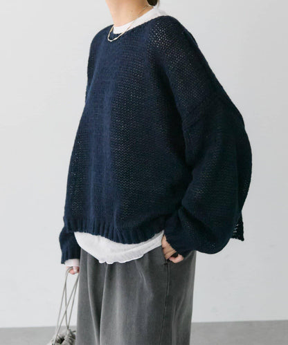 3G水滴天竺針織套頭衫