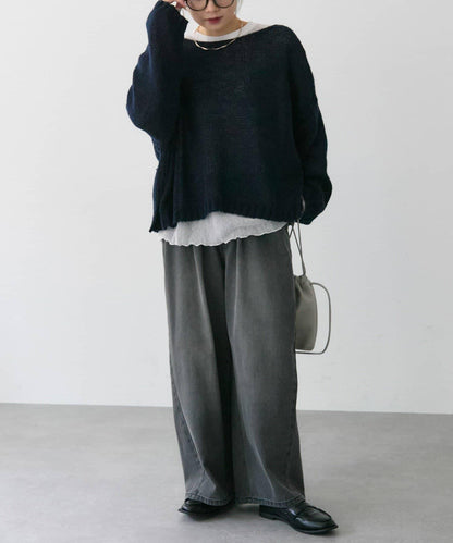 3G水滴天竺針織套頭衫