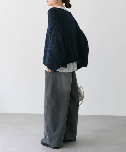 3G水滴天竺針織套頭衫