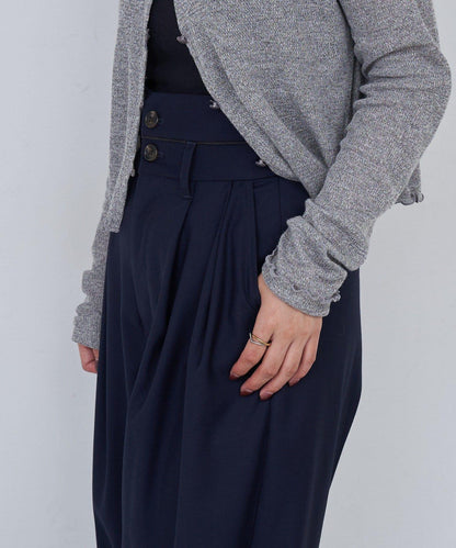 【2尺碼可選/適合身材嬌小】B滾邊高腰長褲