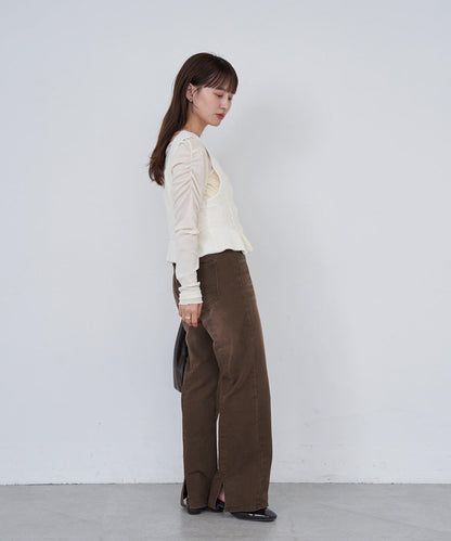 B 菱格紋針織背心