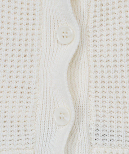 B 菱格紋針織背心