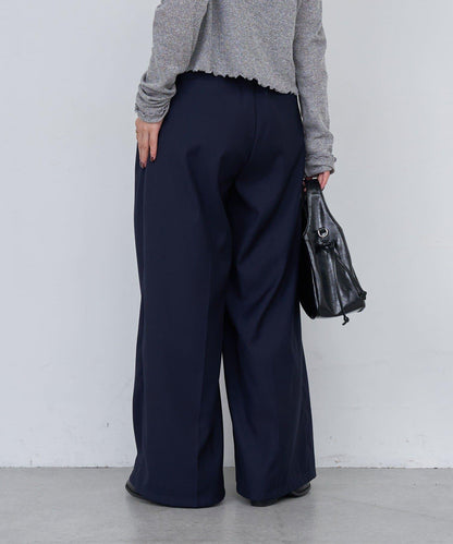 【2尺碼可選/適合身材嬌小】B滾邊高腰長褲