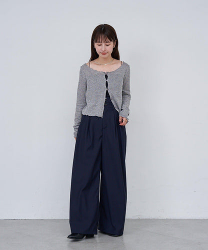 【2尺碼可選/適合身材嬌小】B滾邊高腰長褲