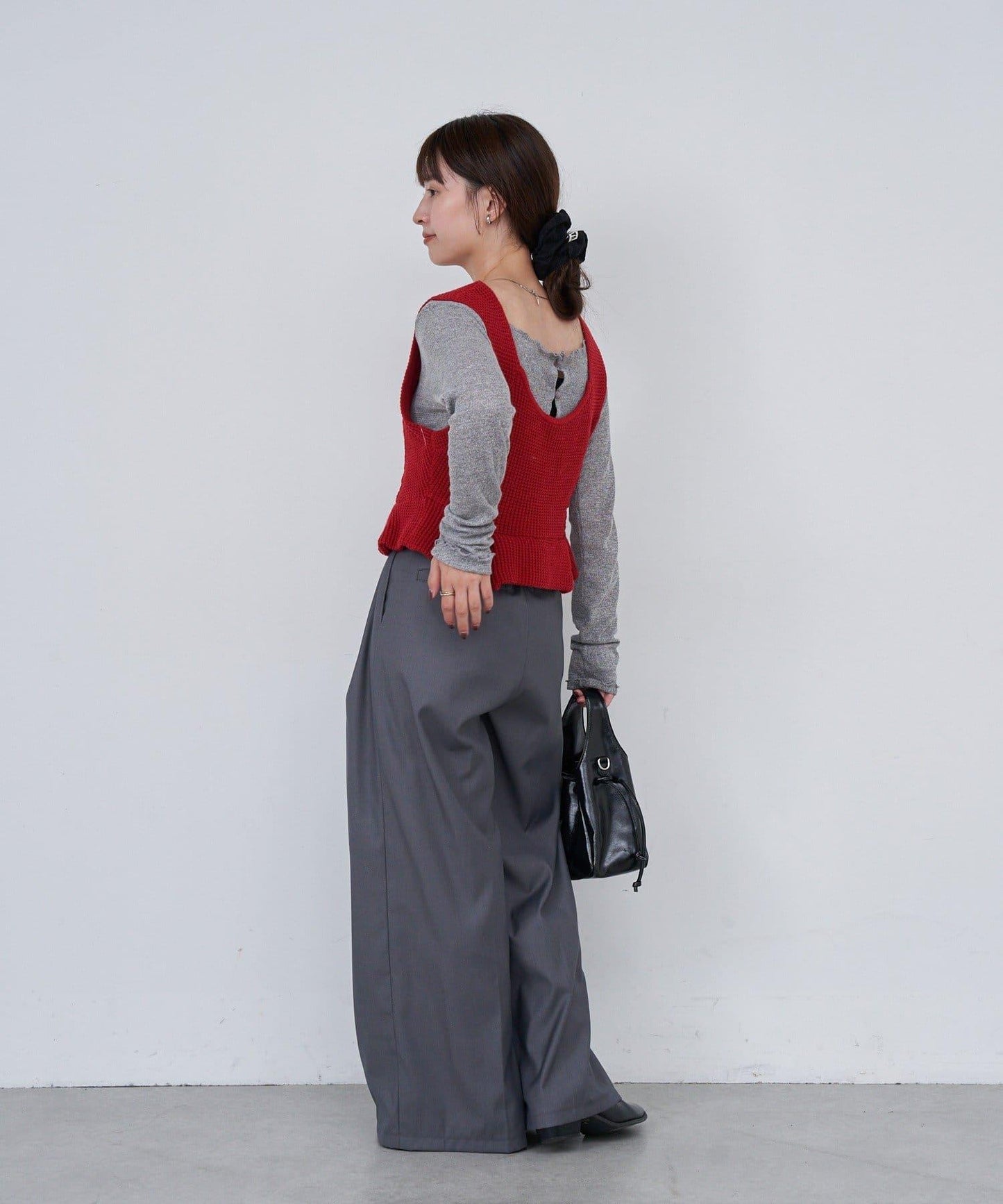 【2尺碼可選/適合身材嬌小】B滾邊高腰長褲