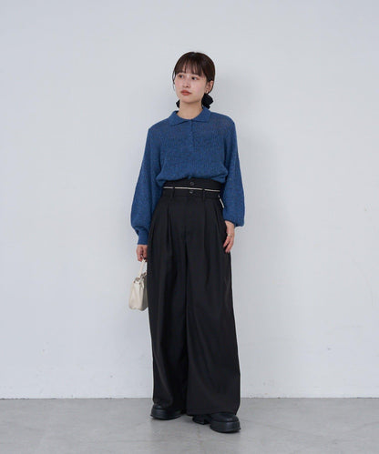 【2尺碼可選/適合身材嬌小】B滾邊高腰長褲