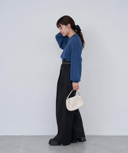 【2尺碼可選/適合身材嬌小】B滾邊高腰長褲