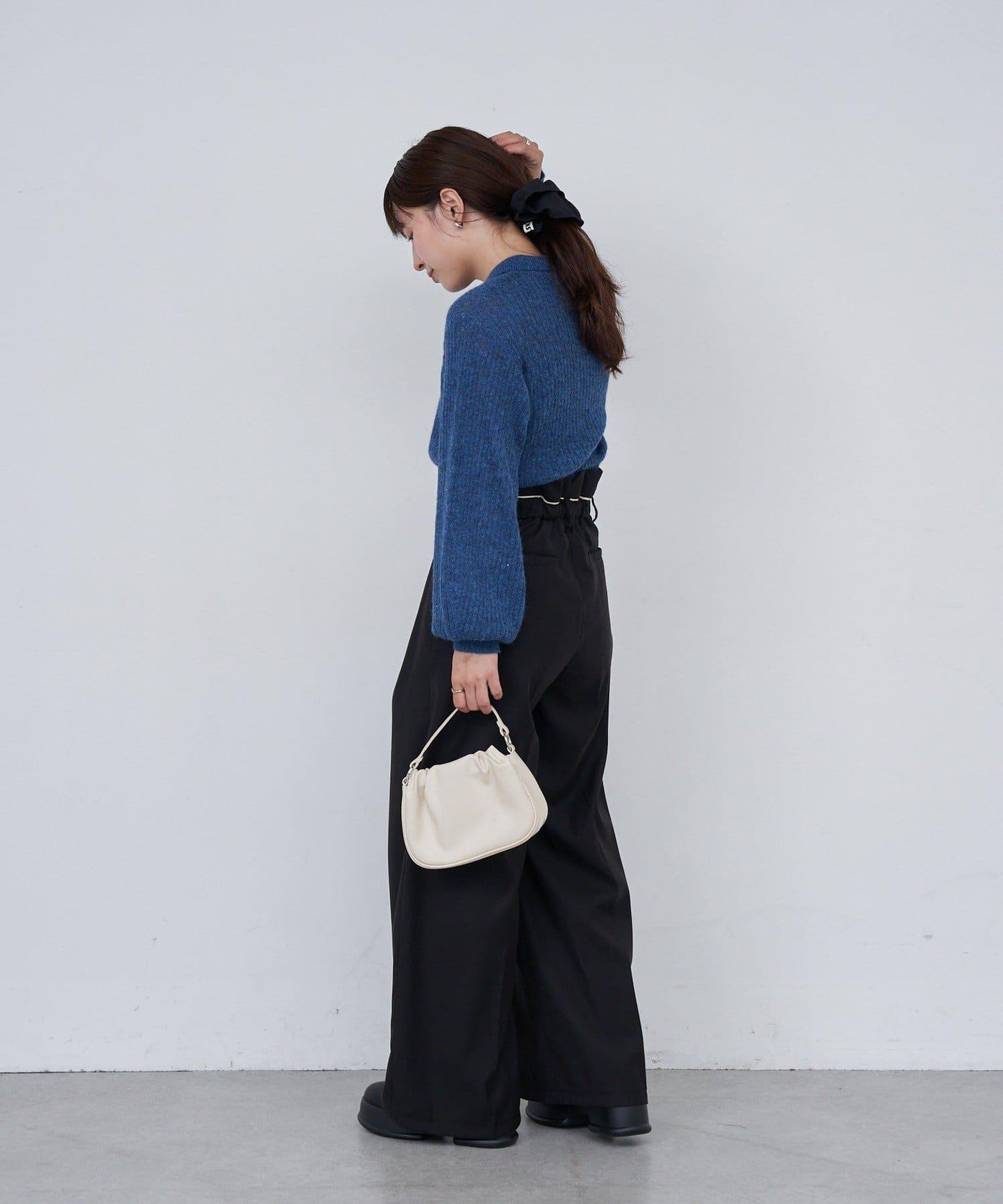 【2尺碼可選/適合身材嬌小】B滾邊高腰長褲