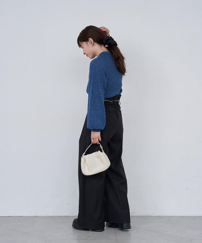 【2尺碼可選/適合身材嬌小】B滾邊高腰長褲