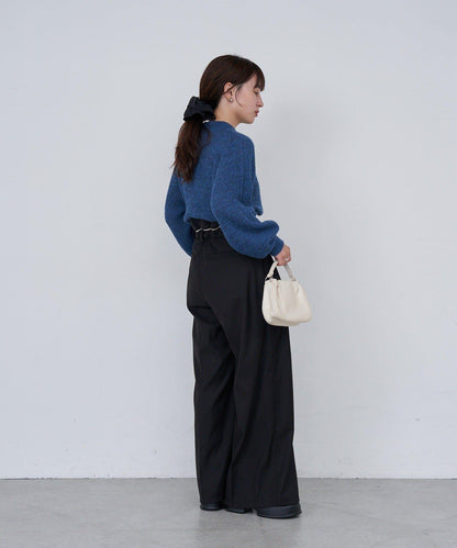 【2尺碼可選/適合身材嬌小】B滾邊高腰長褲