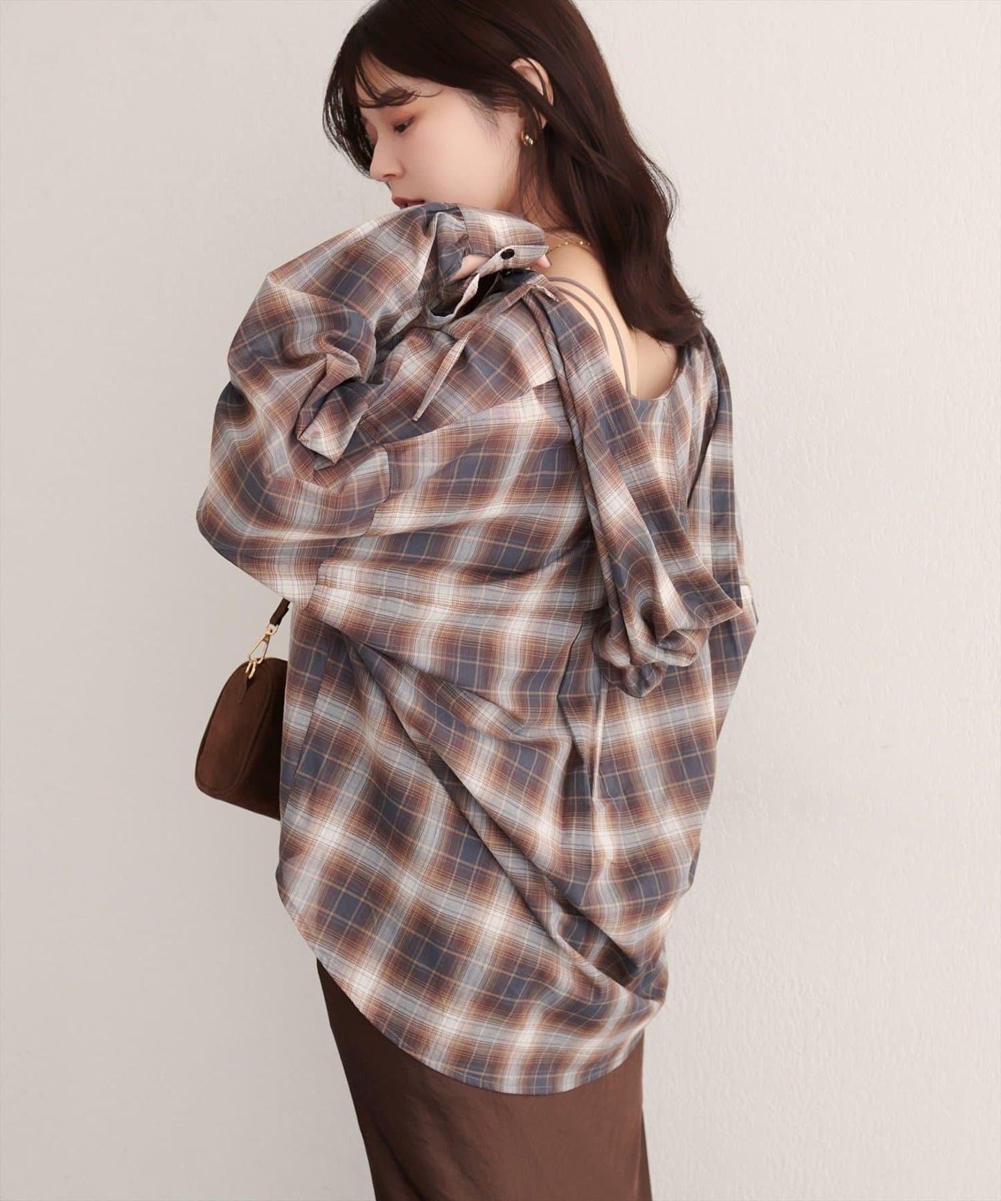 連帽長款開衫襯衫