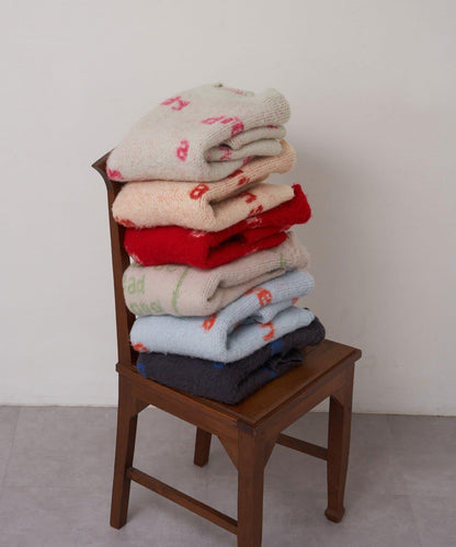 手工編織標誌針織衫