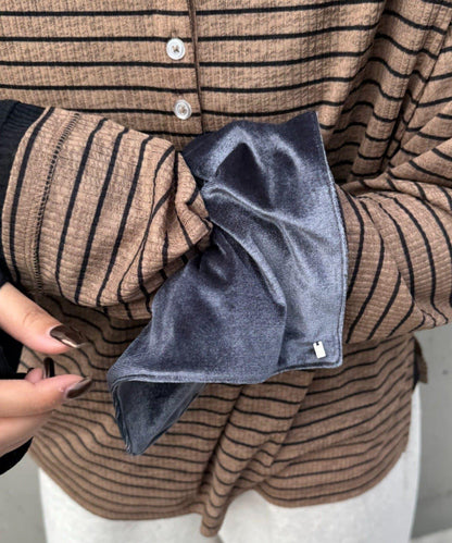 lil帶盤大號天鵝絨髮圈