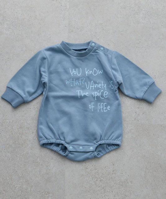 【BABY】標誌刺繡衛衣連體衣