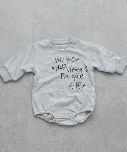 【BABY】標誌刺繡衛衣連體衣