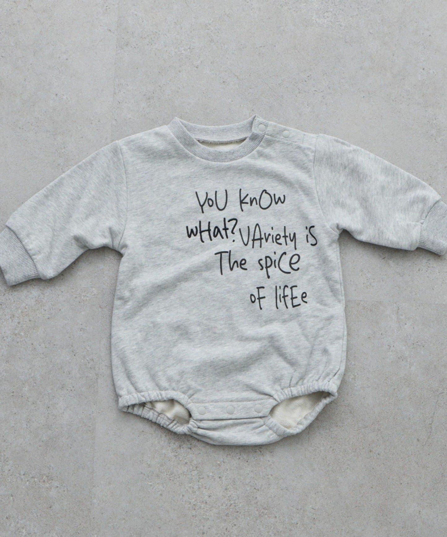 【BABY】標誌刺繡衛衣連體衣