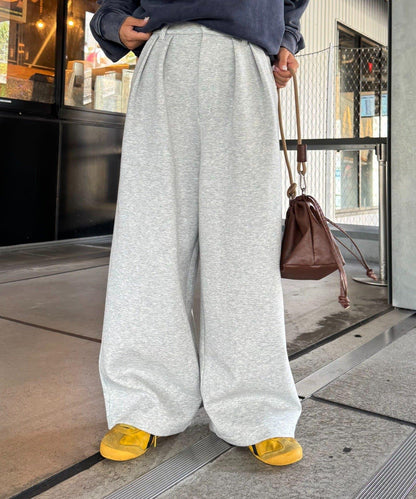 【UNISEX】加厚保暖衛褲寬鬆長褲