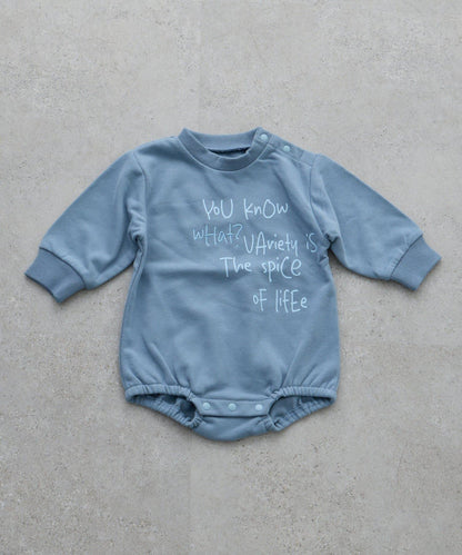 【BABY】標誌刺繡衛衣連體衣