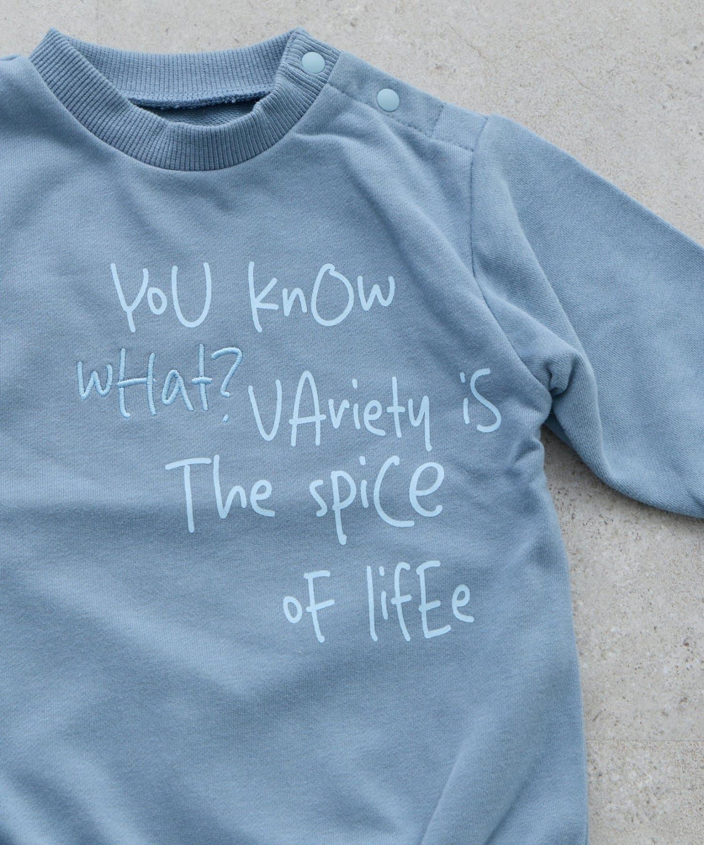 【BABY】標誌刺繡衛衣連體衣