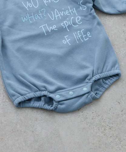 【BABY】標誌刺繡衛衣連體衣