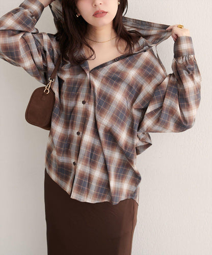 連帽長款開衫襯衫