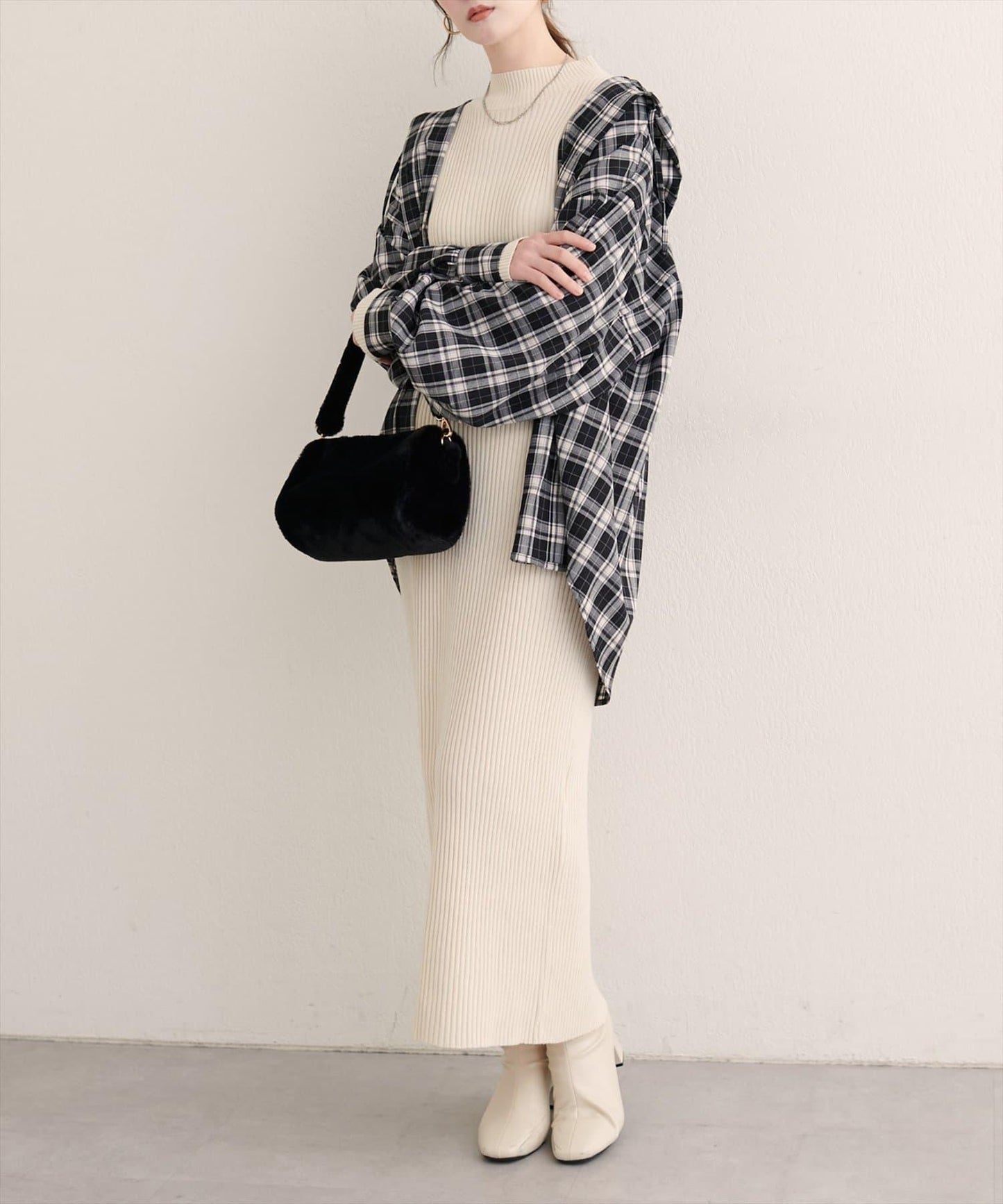 連帽長款開衫襯衫