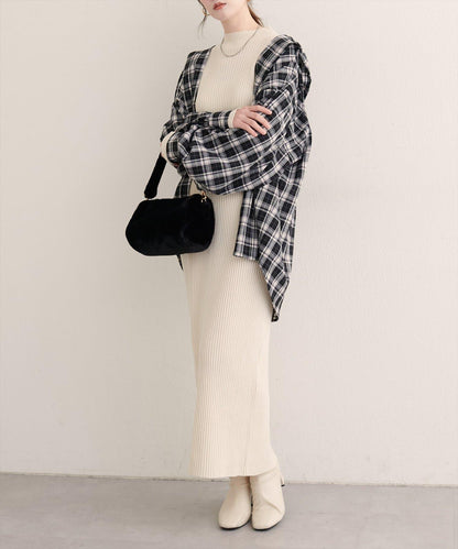 連帽長款開衫襯衫