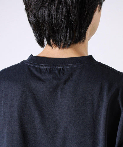【MARUDE COTTON】繩帶刺繡長袖T恤