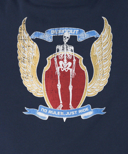 拼接印花撞色圓領衛衣