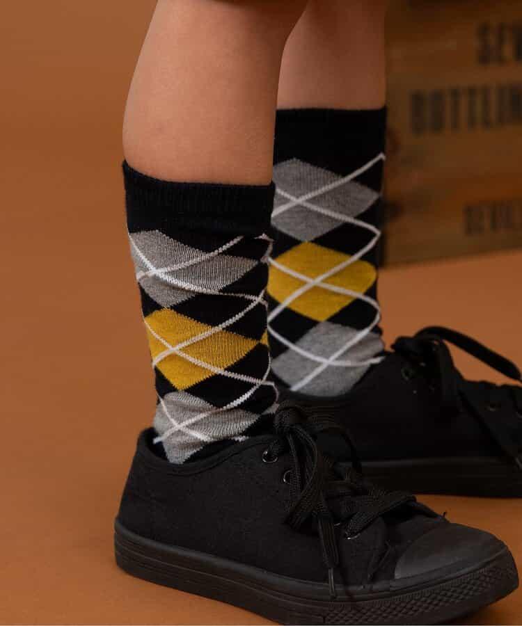 民族風圖案圈圈紗襪