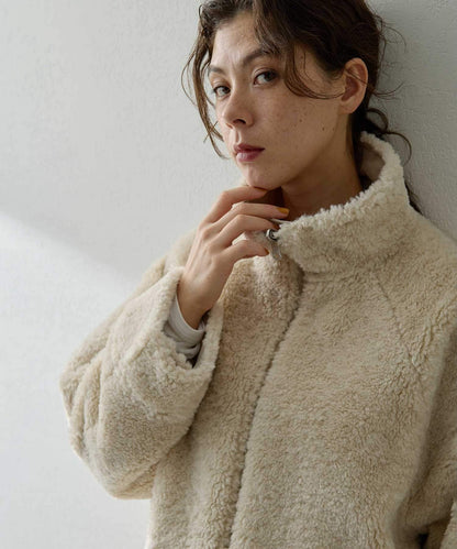 可雙面穿羊羔絨大衣